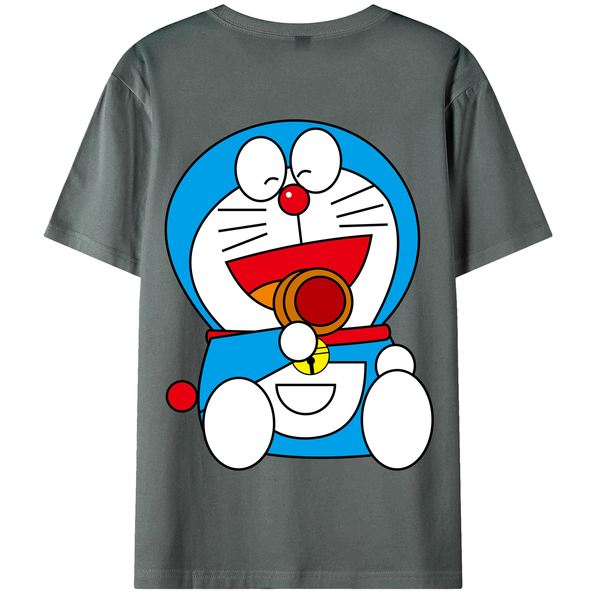 （画像用） ドラえもん Doraemon 綿100％半袖Tシャツ（背面プリント）